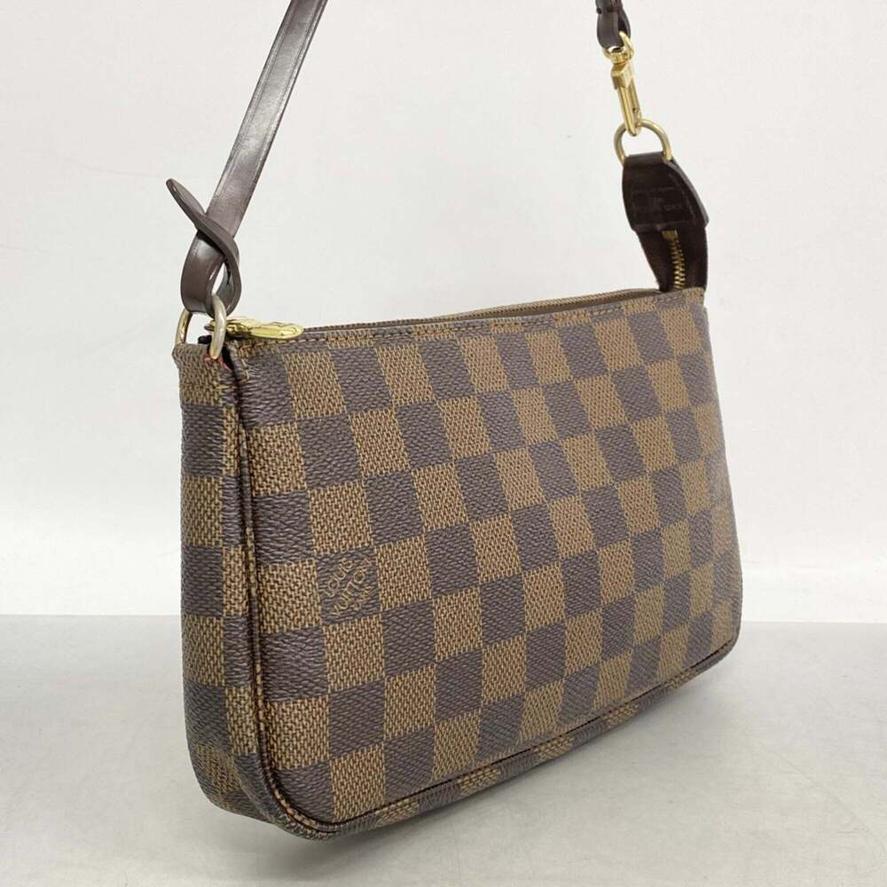 LOUIS VUITTON Brown Damier Pochette Pouch - Picture 2 of 9